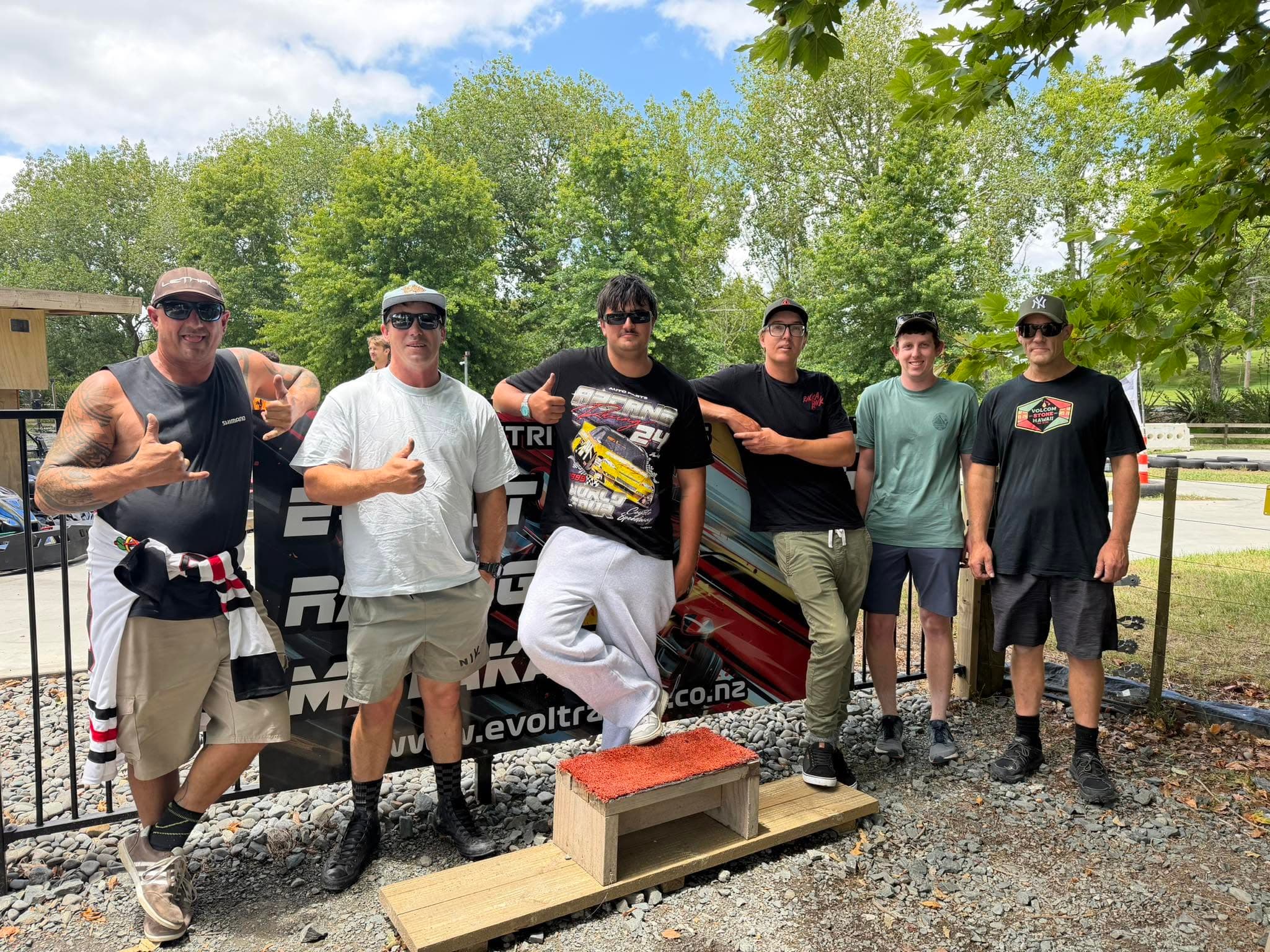 The Head Rock Construction crew on site